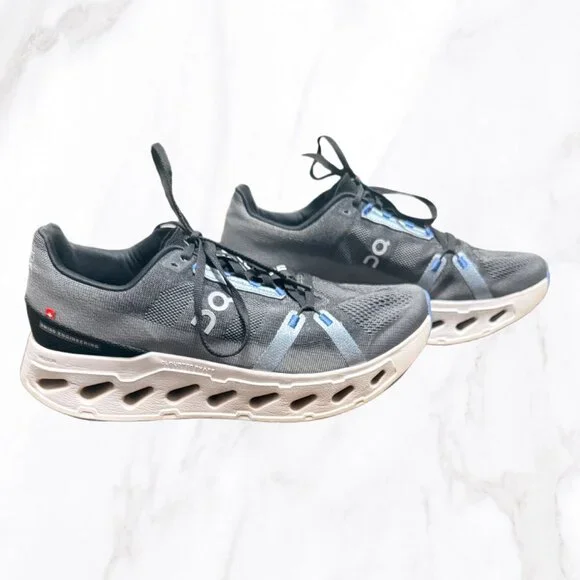 On Cloud Eclipse Men's Black Frost Running Sneaker, Size 11.5